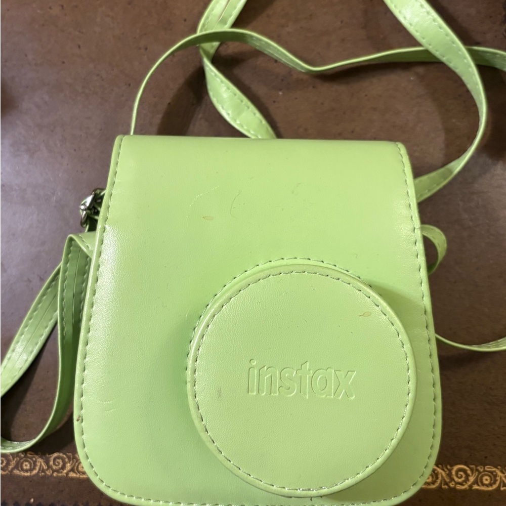 Fujifilm Instax Camera Case – Lime Green Shoulder Bag – Fits Instax Mini Models